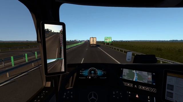Ets2 1.49/ Mercedes Actros mp5/ Bucuresti (RO) to Town Square смотреть онлайн