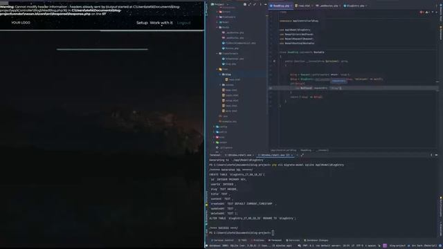 Code along: PHP8.1 modern blog with lenkrad starter project смотреть онлайн