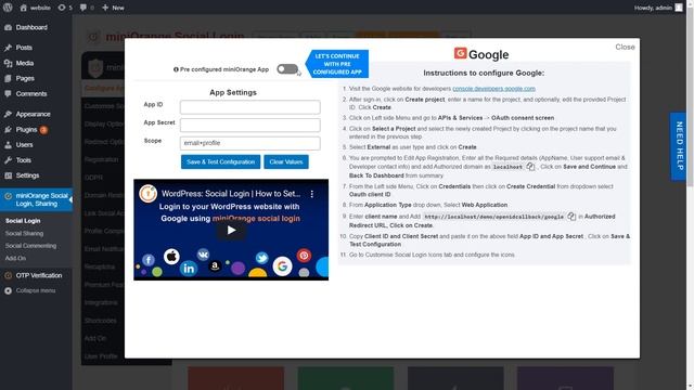 miniOrange OTP Verification Plugin | How to enable OTP Verification with Social Login? смотреть онлайн