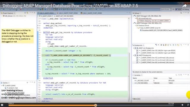 15 Debugging in ABAP Development toolsADT смотреть онлайн