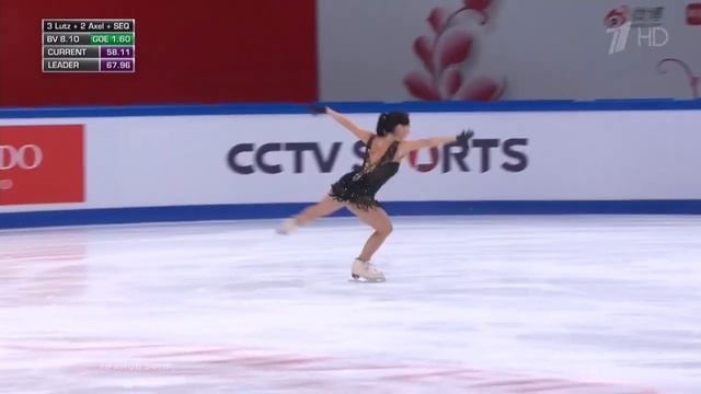HD. Elizaveta TUKTAMYSHEVA Елизавета Туктамышева FS - 2019 Cup of China смотреть онлайн
