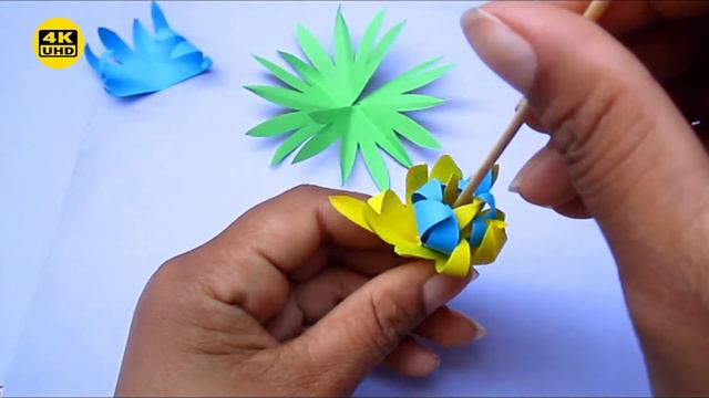 How to Make Paper Flowers #11, DIY PAPER, decoration craft interior, crepe paper,origami flowers смотреть онлайн