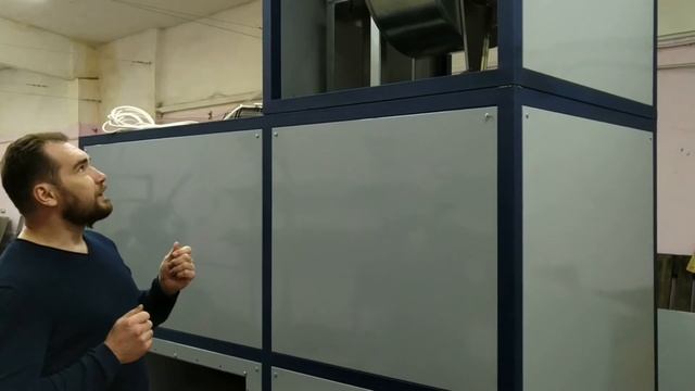 Промышленный осушитель. Осевой и центробежный вентиляторы. смотреть онлайн