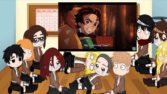 Aot React to Demon slayer (1/??) #gacha_club #aot #demonslayer #levinho смотреть онлайн
