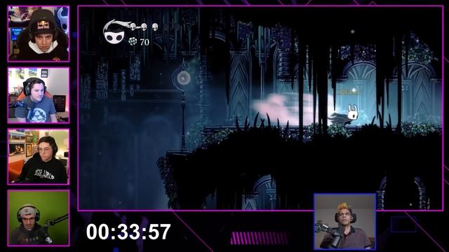 Hollow Knight Speedrunner VS 4 Hunters
