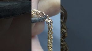 Пайка золотой пустотелой цепочки