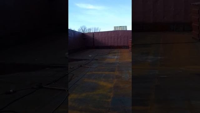 Покраска баржи Судоремонтный завод. Красноярск смотреть онлайн