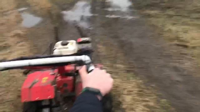 На сколько проходим мотоблок в суровых условия езды , пакатушка на мотоблоке. смотреть онлайн