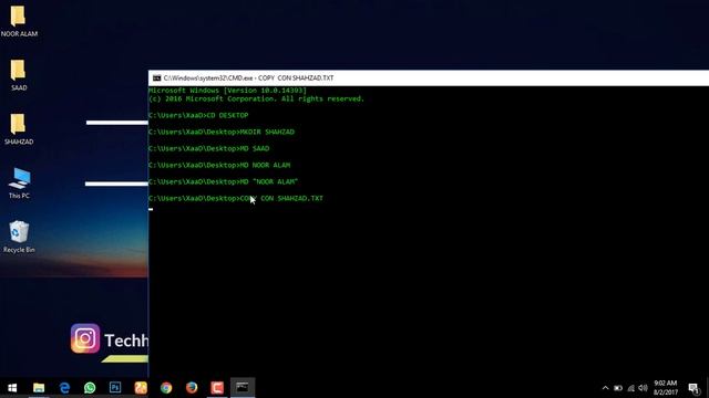 [08] Create And Rename File And Folder Using CMD смотреть онлайн