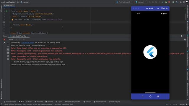 Flutter — Firebase push notification 2023 with redirection from notification (FCM) [Hindi] смотреть онлайн