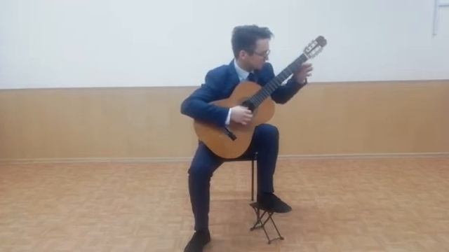 Кощеев Максим Андреевич, предпрофессиональная группа. Г.Альберт Соната e-moll 1 часть. смотреть онлайн