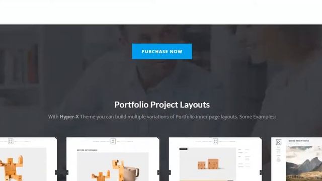 HyperX Responsive Wordpress Portfolio Theme смотреть онлайн