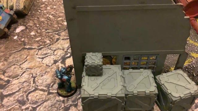 Warhammer 40k Batrep, Astra Militarum V Crimson Fists 1500pts смотреть онлайн