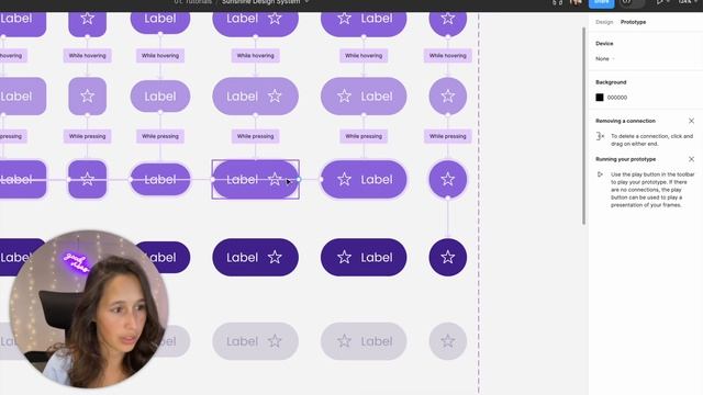 Figma Prototyping - Button Component Interactions | Part 6 | Figma Tutorial Step-by-Step