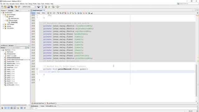 Print JAVA Component | How To Print Panel in JAVA using Netbeans смотреть онлайн