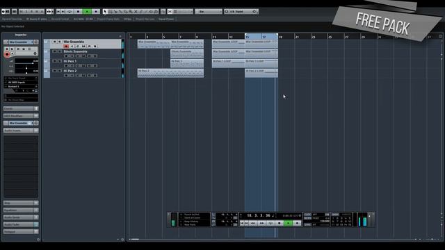 FREE Epic Drums for KONTAKT. Cinematic Percussion Library. смотреть онлайн