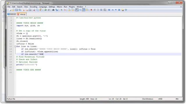 how to create virus in python using Linux Operating system смотреть онлайн