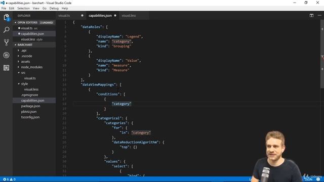 98 Limiting the Data Input | Creating Custom Visuals | Power BI смотреть онлайн