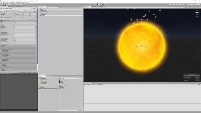 Unity3D Particle Sun Tutorial смотреть онлайн