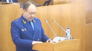Выступление прокурора Вологодской области А  Тимошичева на сессии ЗСО