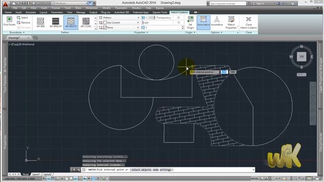 AutoCAD 2014, Tutorial herramientas de sombreado y achurado, Curso Básico Español Capitulo 17 смотреть онлайн