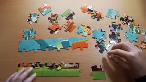 Майнкрафт Minecraft Пазл, Мир Майнкрафт G-Toys Пазл