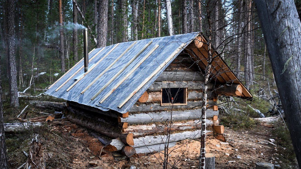 3 ДНЯ В ТАЙГЕ. РЫБАЛКА НА УДОЧКУ. В ИЗБЕ МОЖНО ЖИТЬ смотреть онлайн