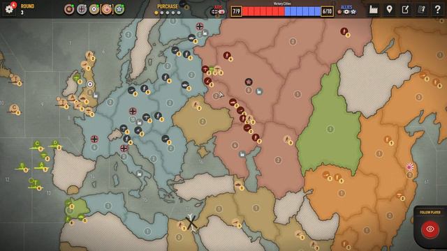 Allies Placement Game #5 Me (Allies) V. CASTERRAV (Axis) - A&A 1942 Online. Ep. 2. смотреть онлайн
