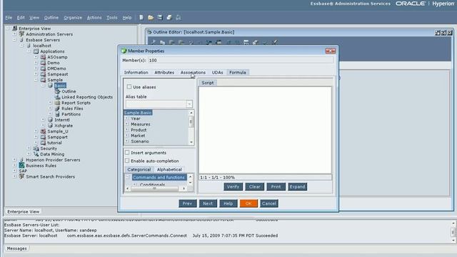 LESSON THREE: Oracle Hyperion Essbase : Basics 1 смотреть онлайн