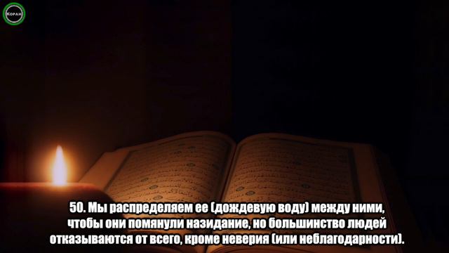 Сура 25 смотреть онлайн