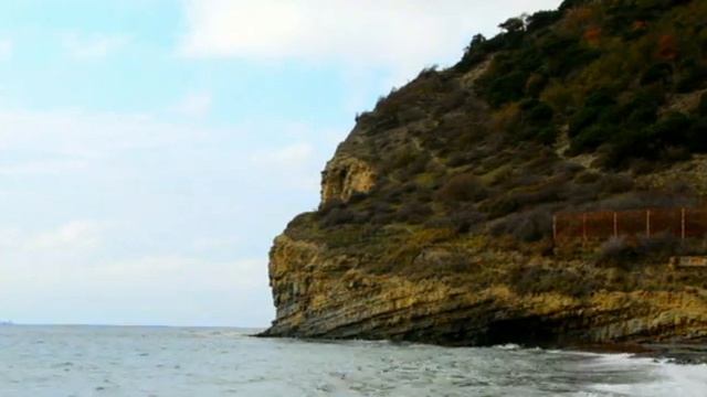 Абрау-Дюрсо. Пляж Дюрсо зимой 02.12.2020 смотреть онлайн