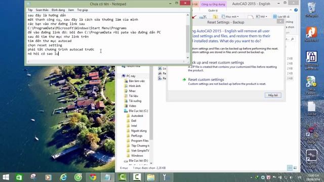 reset lại mặc định của Autocad смотреть онлайн