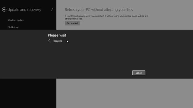 How to do factory reset in Windows 8 / Windows 8.1 in cmd - Windows reinstall смотреть онлайн