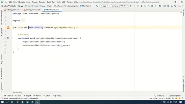 Intent Veri Gönderme - Android Studio/JAVA смотреть онлайн