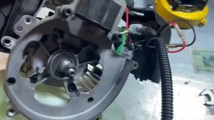 HUTER GGT 2500 T. Развалился на две части маховик?!