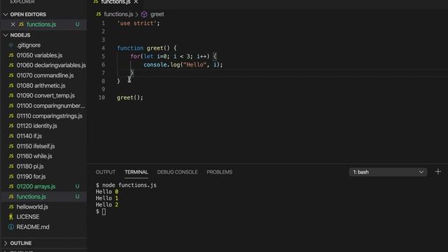 Functions: Javascript and NodeJS for Complete Beginners 026 смотреть онлайн