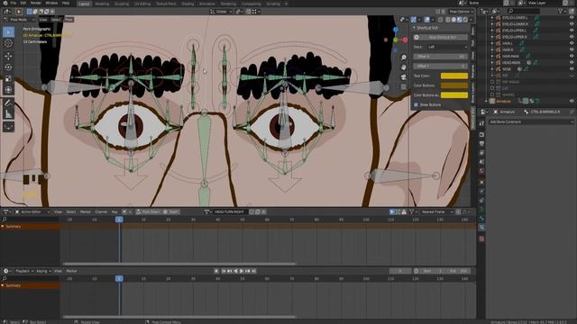 Blender 2D Animation Поворот головы 2D персонажа Урок 10 ч.1 Head Turn смотреть онлайн