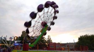 Аттракцион ЦЕНТРИФУГА (Орбита), Лунапарк Славянск День города 2018