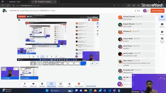 [LIVE] DAY 02 - Learn Python from A to Z | COMPLETE in 7 - Days смотреть онлайн