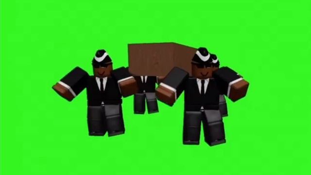 Coffin dance green screen (roblox version) смотреть онлайн