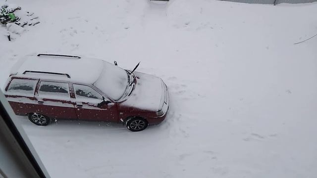 Омск засыпает снегом! смотреть онлайн