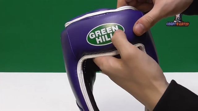 Детский боксерский шлем Green-Hill синий смотреть онлайн