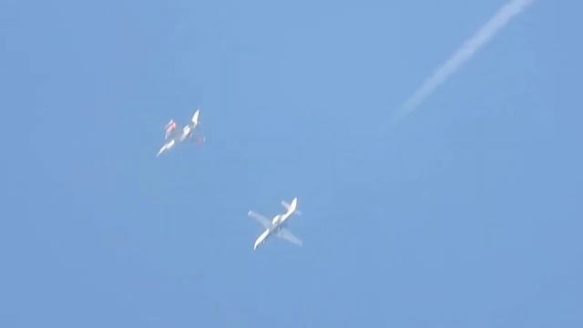04.09.2022. Cessna 551 OE-FGR в сопровождении F-16 смотреть онлайн