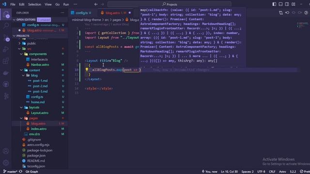 Configure content collection | Create minimal blog theme with Astro, Tailwind CSS, Markdown смотреть онлайн