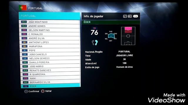 A. Wan Bissaka cópia de base PES 2018 PS3 e PS4 смотреть онлайн