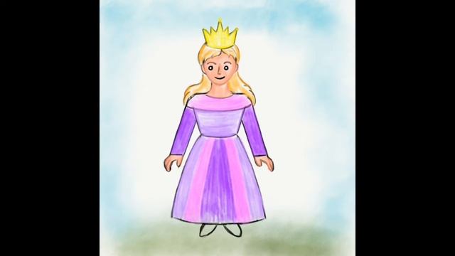 Принцесса Рисование поэтапно карандашом #DrawingforKids #howtodraw A Princess Step By Step Drawing