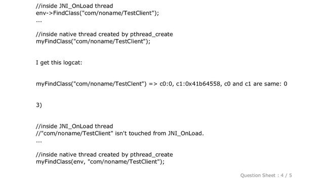 Android : FindClass from any thread in Android JNI смотреть онлайн