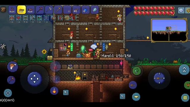 Terraria 4 часть за лучника ! Я стал повелителем Кримзона! смотреть онлайн