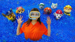 Щенячий патруль ПОТЕРЯЛИСЬ! Видео с игрушками из мультика. Тойклаб и щенки в аквапарке