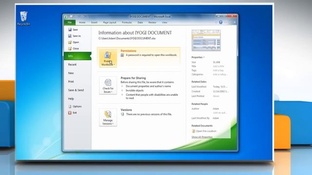 How to Remove Password Protection from Microsoft® Excel 2010 Spreadsheet смотреть онлайн